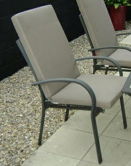 Ready made high back and seat cushions